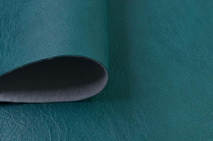Wento Thick 2 Yard Faux Leather Fabric Soft Skin Grain PU Leather Fabric