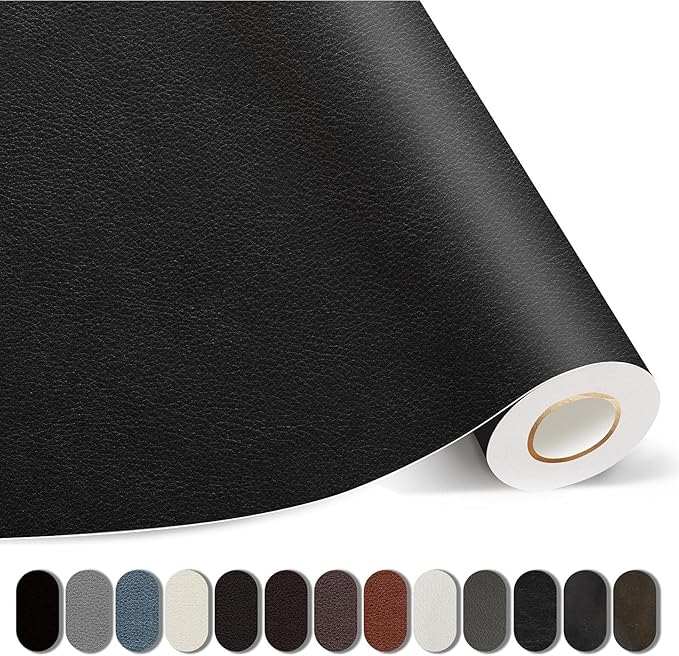 Kangshoon Leather Repair Patches, 35X158 Inch Self-Adhesive Leather Repair Tape