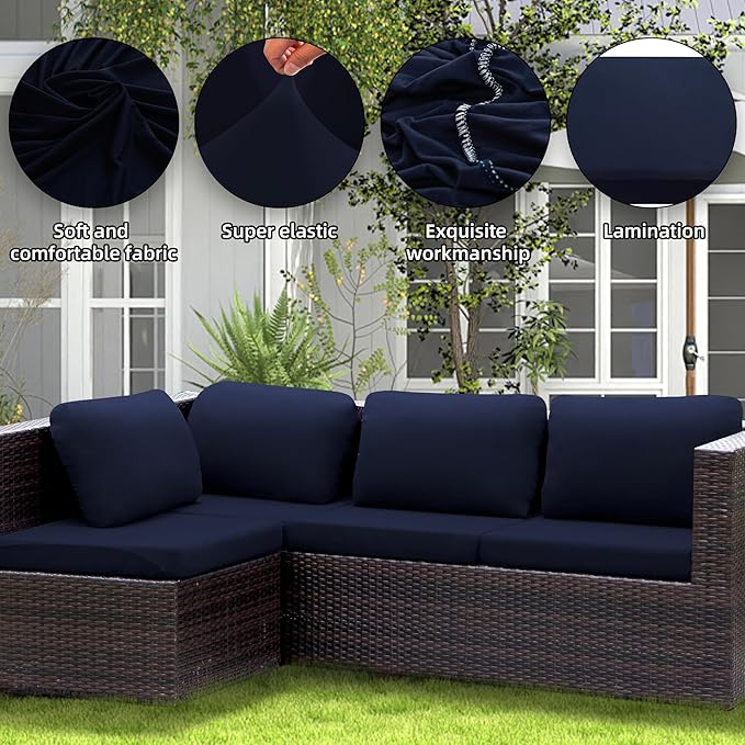 Outdoor Cushion Covers Set, Replacement