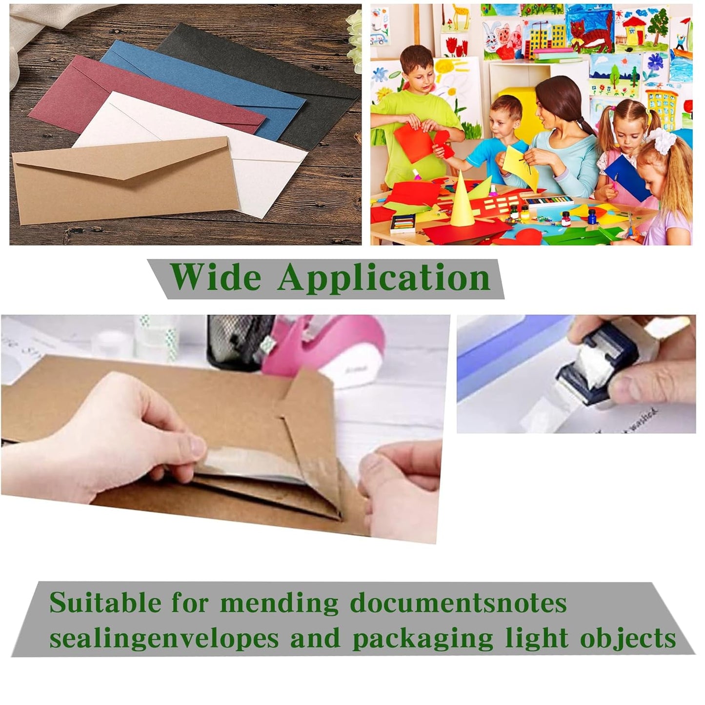 16 Rolls Transparent Tape Refills Rolls Each Rol 1 inch Corel 3/4 x 900 Inches,for School,Office, Home.
