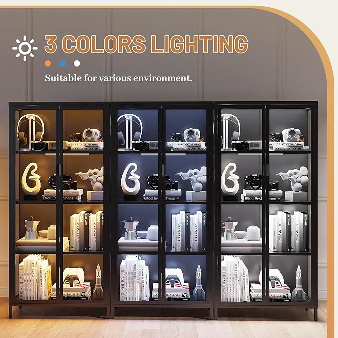 Eltean 63" H Display Cabinet