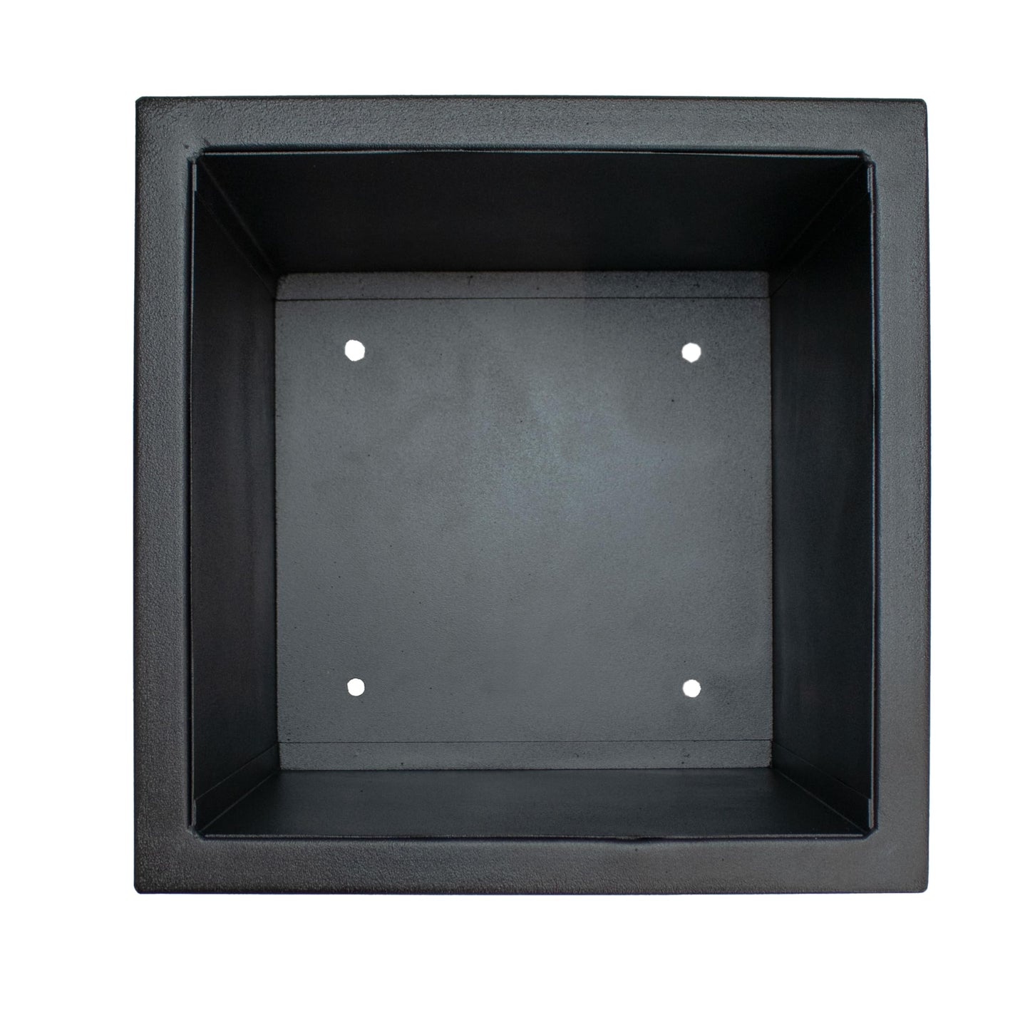Sunnydaze Modern Simplicity 8.25" Square Metal Raised Planter Box with Legs - Set of 2 - Indoor or Outdoor Use - Black - 27" H
