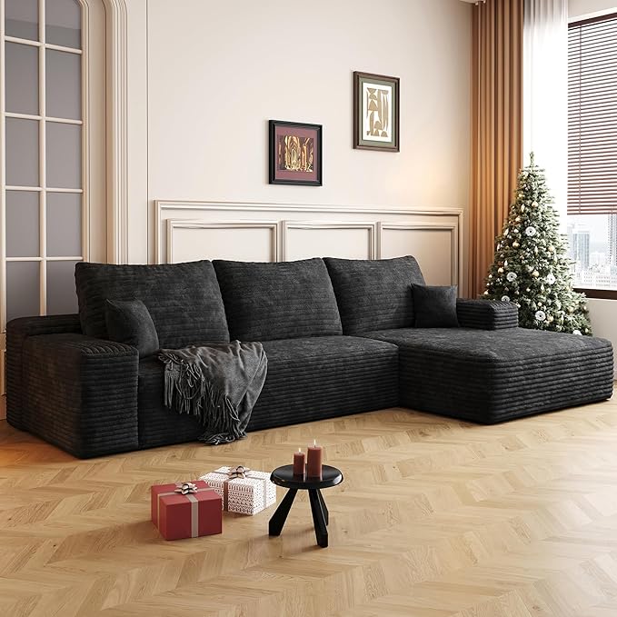 108" Sectional Couches for Living Room Cloud Couch Sofa