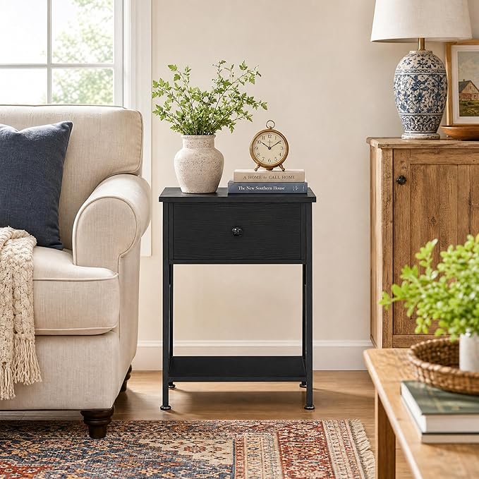 VECELO Nightstands, Modern End Side Tables, Night Stand