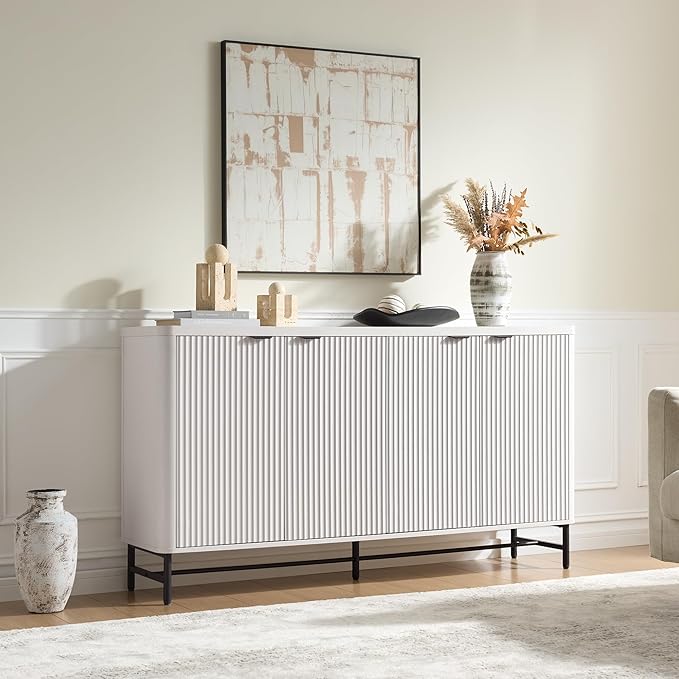 Fatmok 65" Large Sideboard Buffet Cabinet