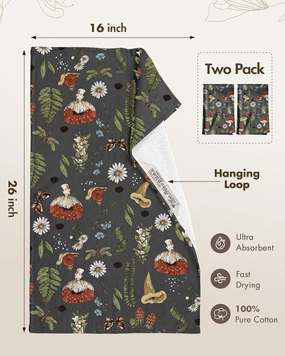 Cotton Kitchen Towels Set of 2