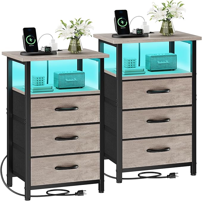 Vagusicc Night Stand Set 2