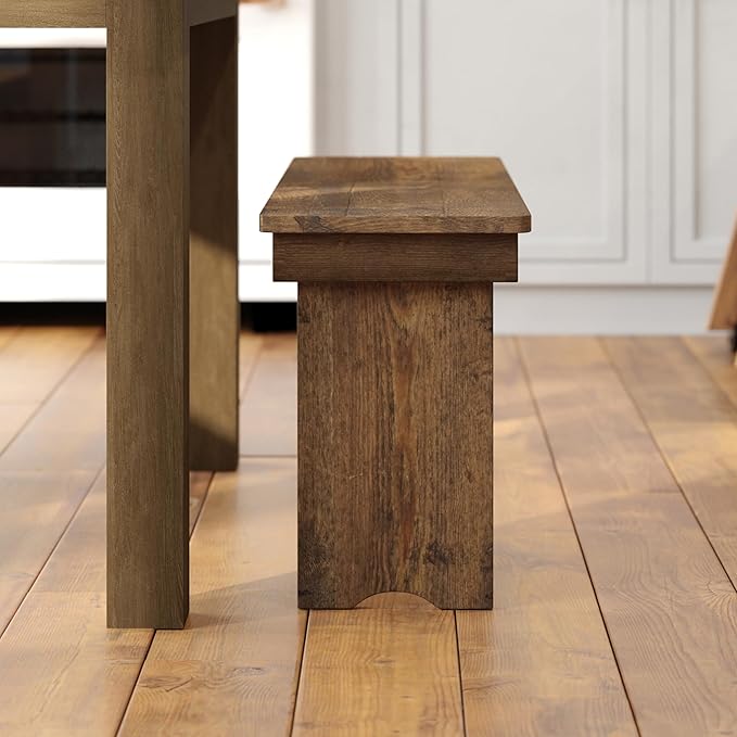 Flash Furniture Hercules Series 40" x 12" Commercial Grade Rustic Solid Pine