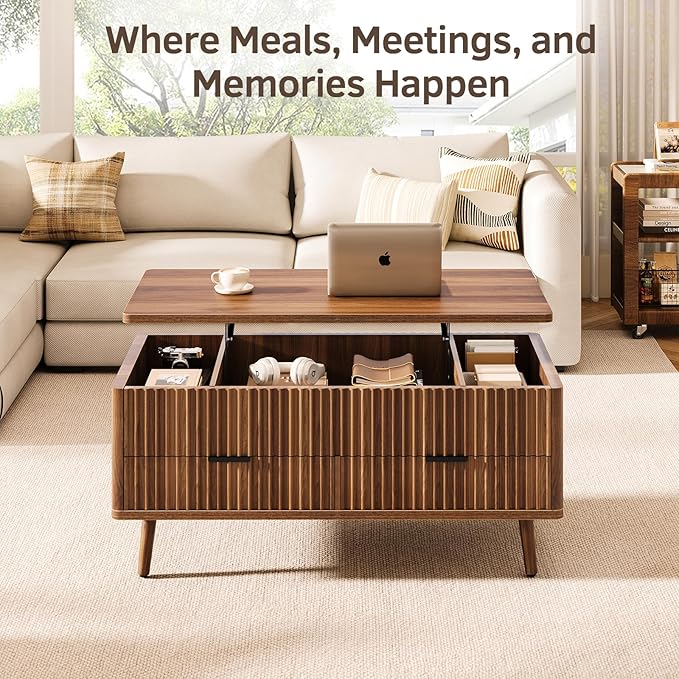 Lift Top Coffee Table with Storage