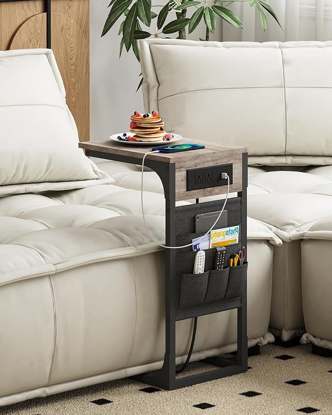 TUTOTAK C Shaped End Table