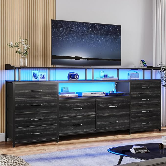 BTHFST 12 Drawers TV Stand Dresser
