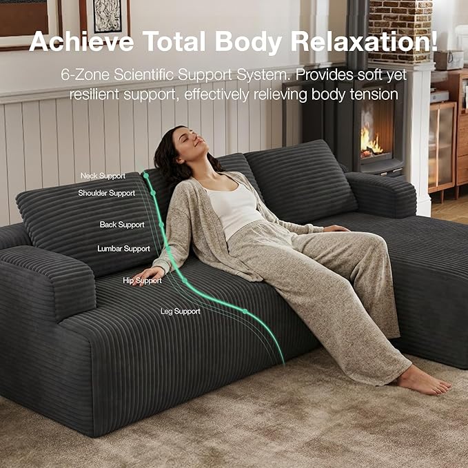 Novilla L-Shape Sectional Couches