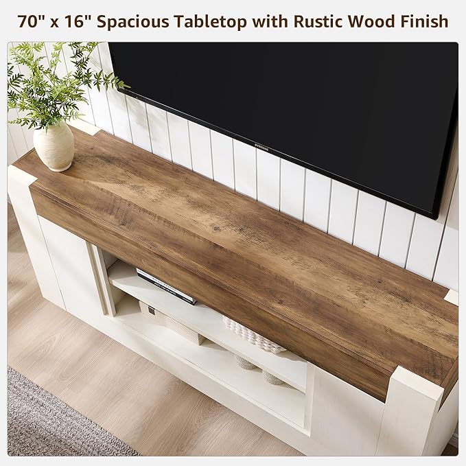 OKD Modern 70" TV Stand, Entertainment Center