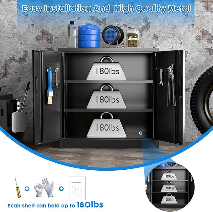 SUXXAN Metal Storage Cabinet