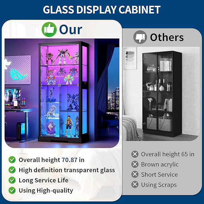 HNEBC Glass Display Cabinet