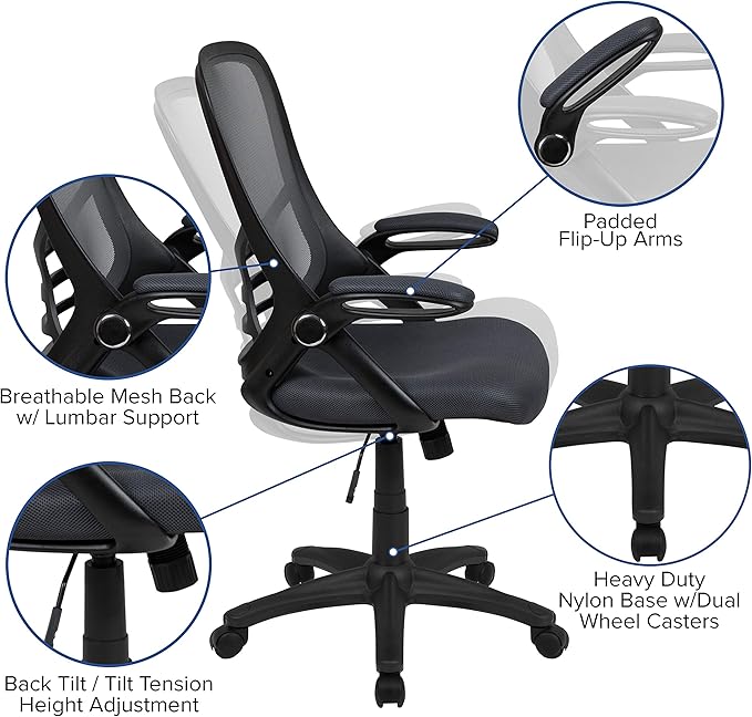 Flash Furniture Porter High-Back Swivel Office Chair