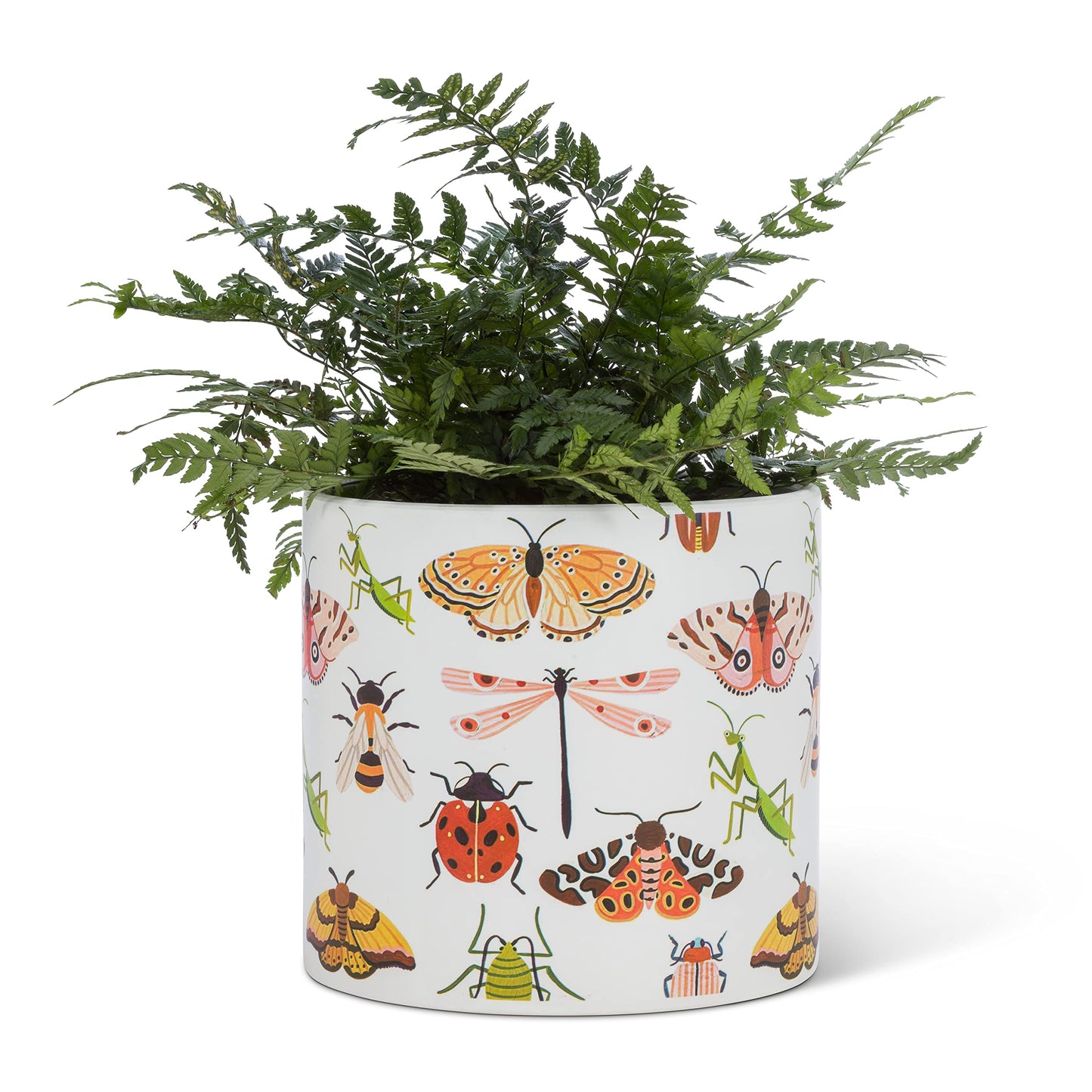 Abbott Collection Large Allover Bugs Planter-6.5" D