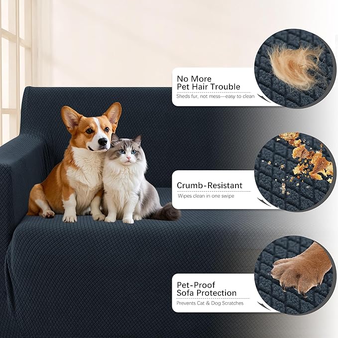 Arfntevss Stretch Sectional Couch Covers L Shaped Corner Sectional Sofa Cover