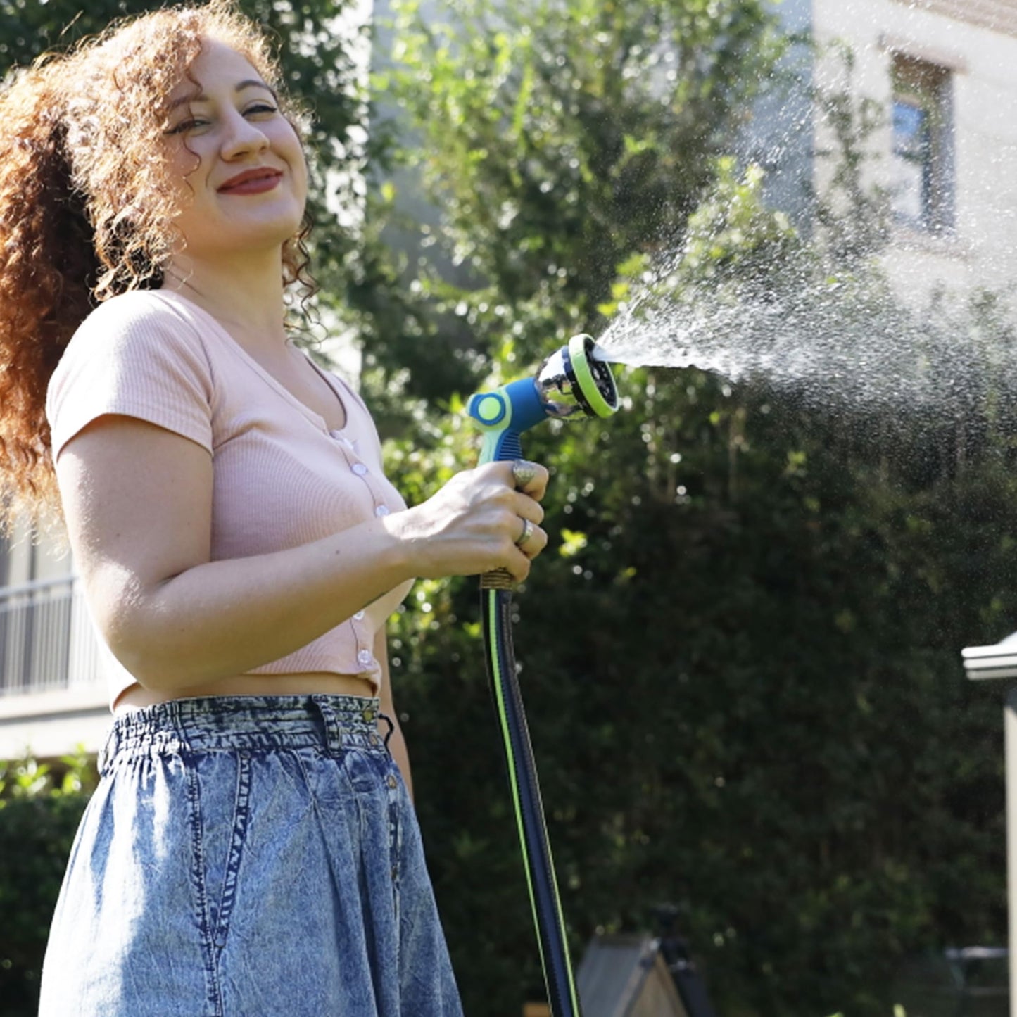 Worth Garden Hose 3/4 in. x 50 ft. - Heavy Duty Lightweight PVC Water Hose - Flexible, No Kink, Leakproof, Male to Female Fittings - 200PSI Work & 500PSI Burst, for Lawn, Gardening & Commercial Use
