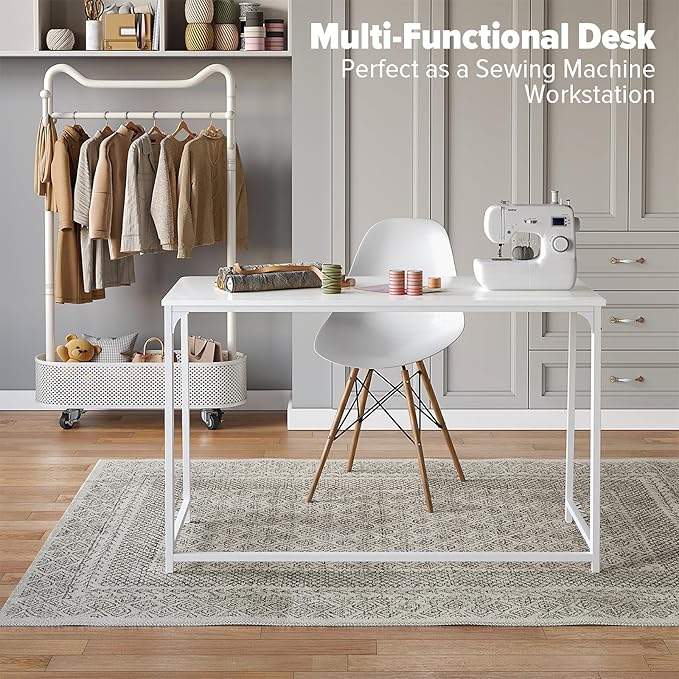 WOHOMO Folding Desk, 47.2" Foldable Computer Desk