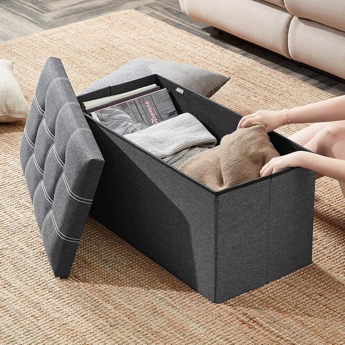 YOUDENOVA 30 inches Folding Ottoman, Ottoman