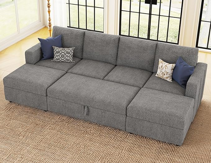 Belffin Modular Sectional Sleeper Sofa Bed