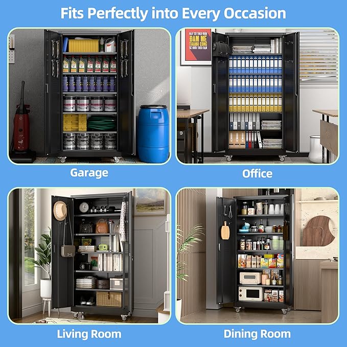 SUXXAN Heavy Duty Metal Storage Cabinet