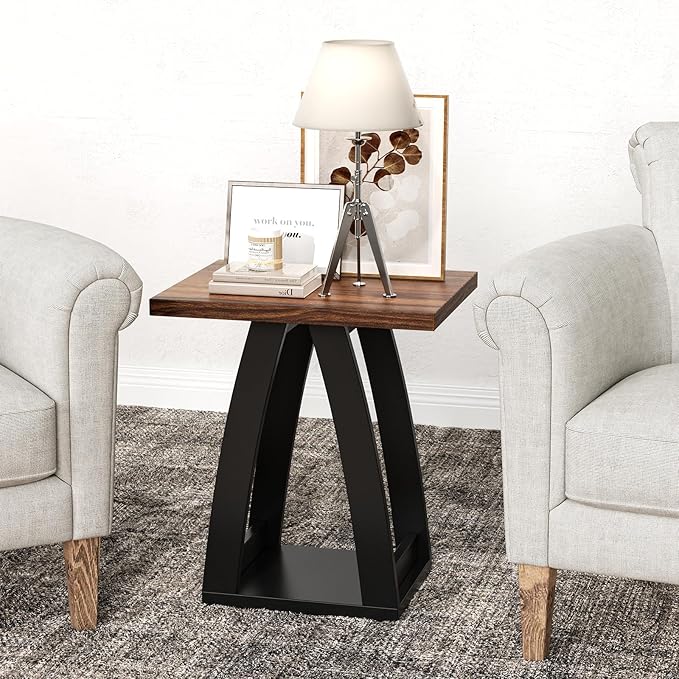 FROMJBEST End Table Set of 2, Side Table, Nightstand, Sofa Side Table