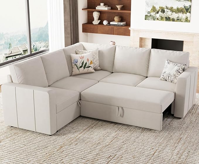 Belffin Modular Sectional Sleeper Sofa