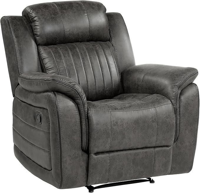 Lexicon Recliner Living Room Set, Home Theater Seating, Manual Polished