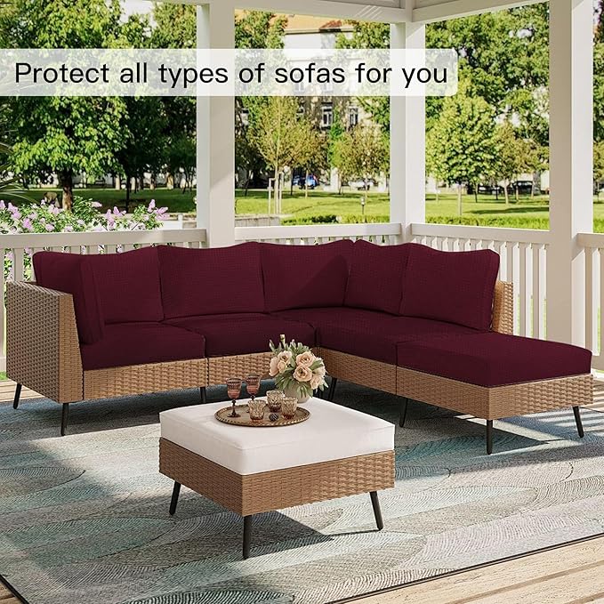 Outdoor Cushion Covers Set, Replacement
