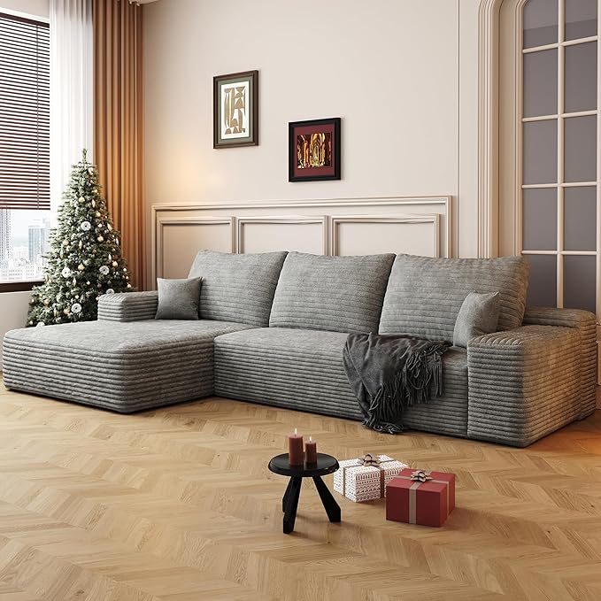 108" Sectional Couches for Living Room Cloud Couch Sofa