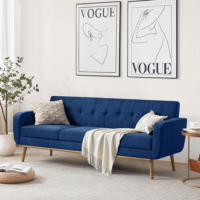 HUIMO Sofa Couch, Mid Century Modern Sofa