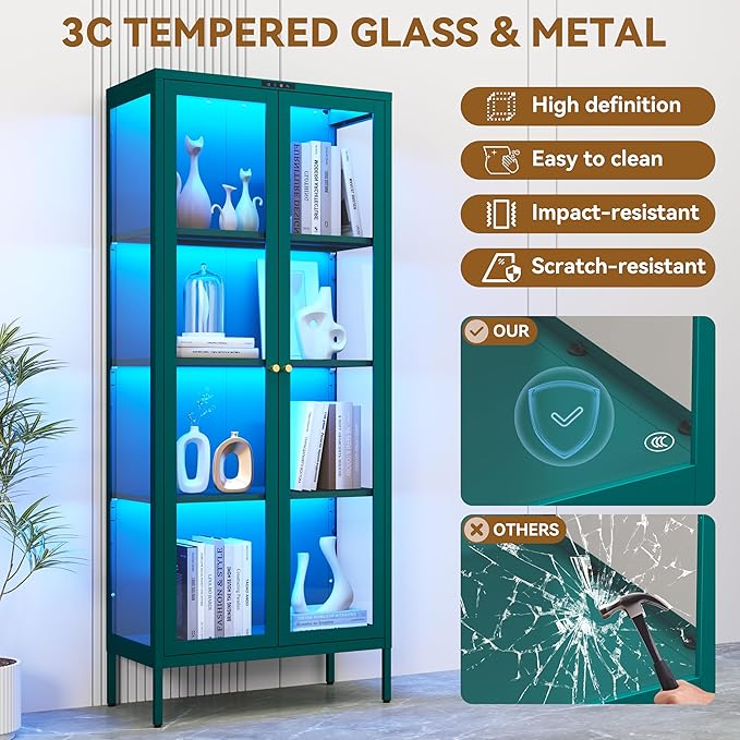 Polup Glass Display Cabinet