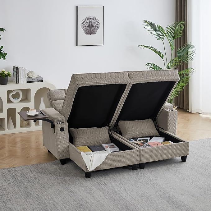 oaaktu Queen Size Sleeper Sofa Couch