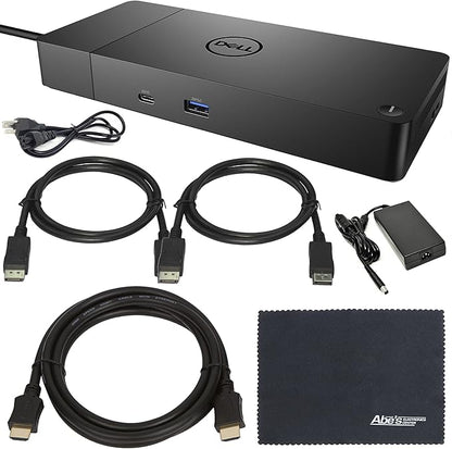 Dell Performance Dock WD 19S WD19S Docking Station (WD19S130W) with 130W Power Adapter and 90W Power Delivery + ZoomSpeed Essentials Kit Black