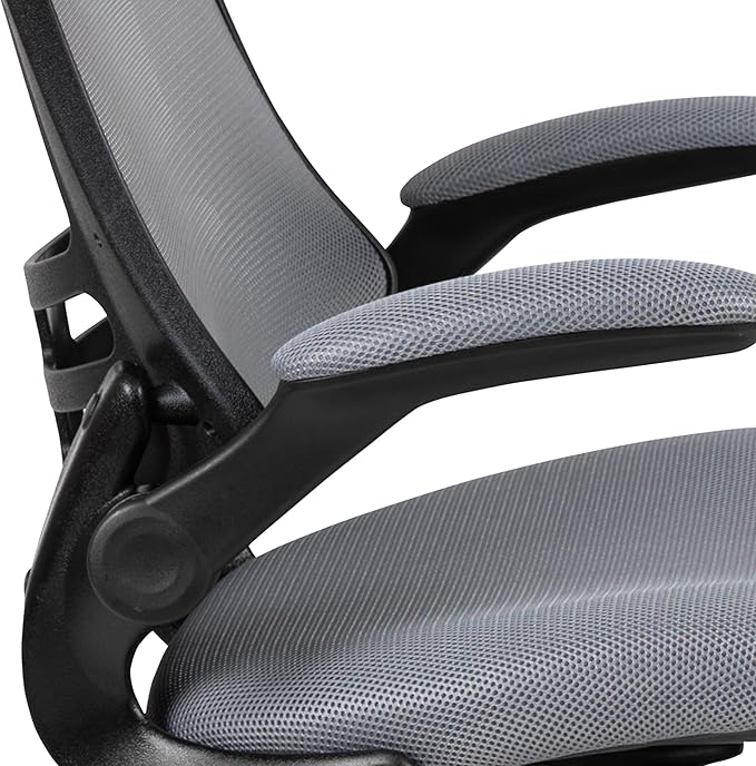 Flash Furniture Kelista Office Chair, Dark Gray Mesh