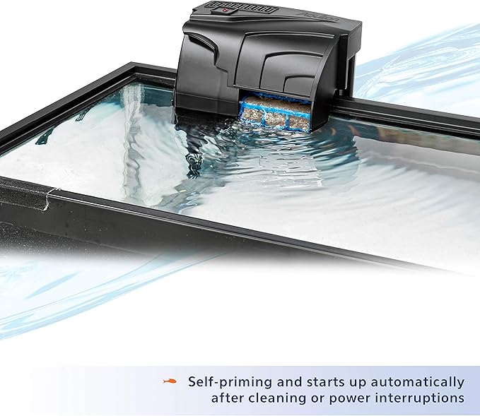 Aqueon QuietFlow 50 LED PRO Aquarium Fish Tank Power Filter For Up To 50 Gallon Aquariums