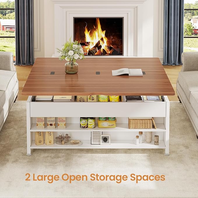 Itaar Lift Top Coffee Table Set, Center Table