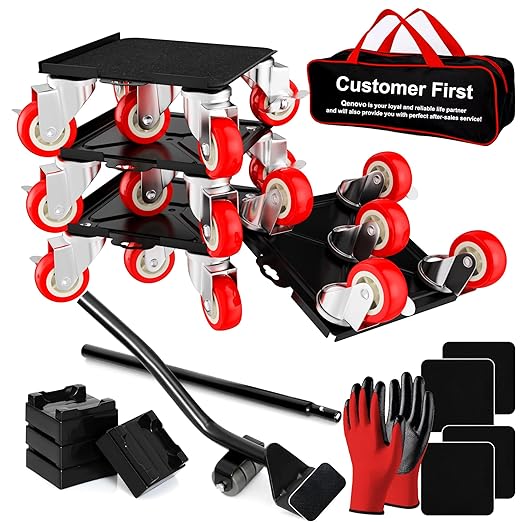 Furniture Dolly Set 5 Wheels Heavy Duty, Furniture Movers