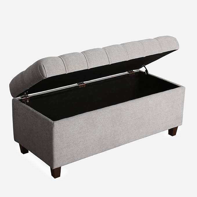 Homepop Home Decor | Tufted Ainsley Button Storage Ottoman Bench