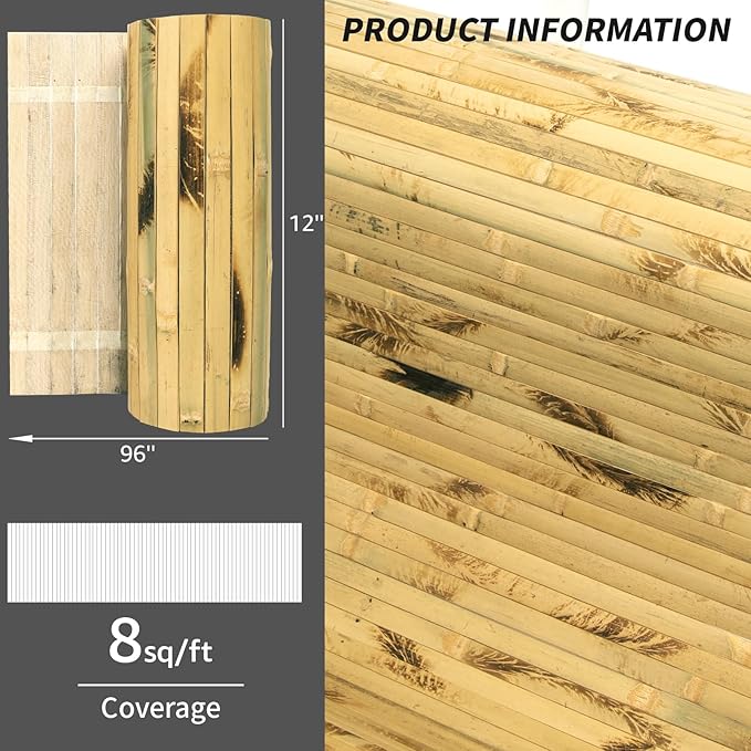 Art3d Natural Bamboo Wall Panel