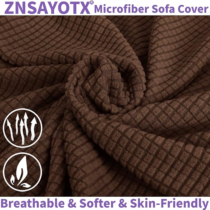 ZNSAYOTX Super Stretch Chair Slipcover Universal Sofa Chair Covers