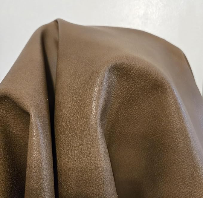 Soft Faux Leather Fabric PU Leather by The Yard Synthetic Pleather 0.9 mm Nappa