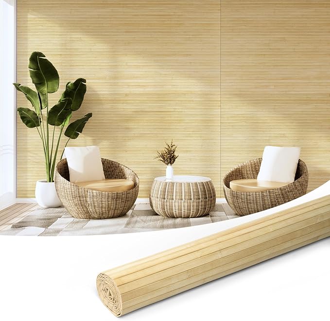 Art3d Natural Bamboo Wall Panel