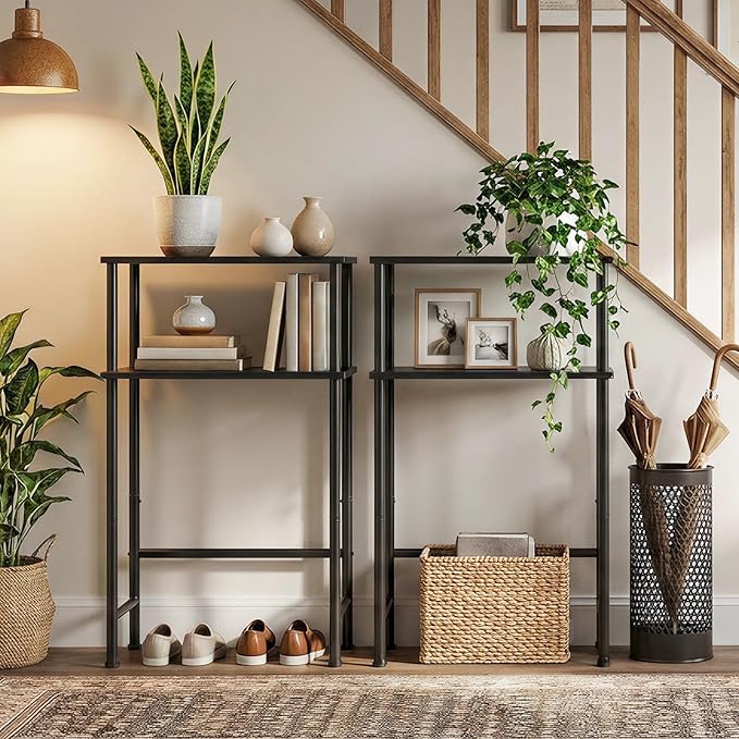 HOOBRO Narrow Console Table for Small Space, 15.7" Entryway Table