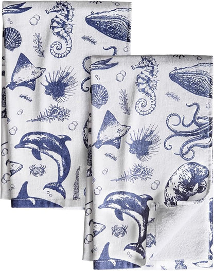 Cotton Kitchen Towels Set of 2