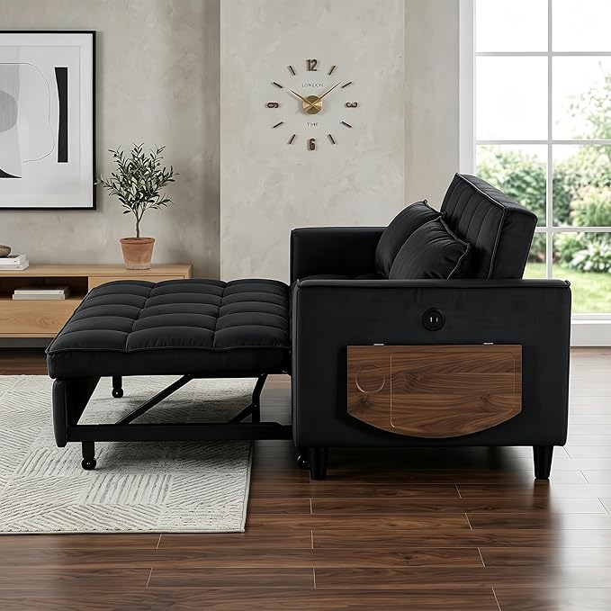 4 in 1 Convertible Sofa Bed, Pull Out Couch
