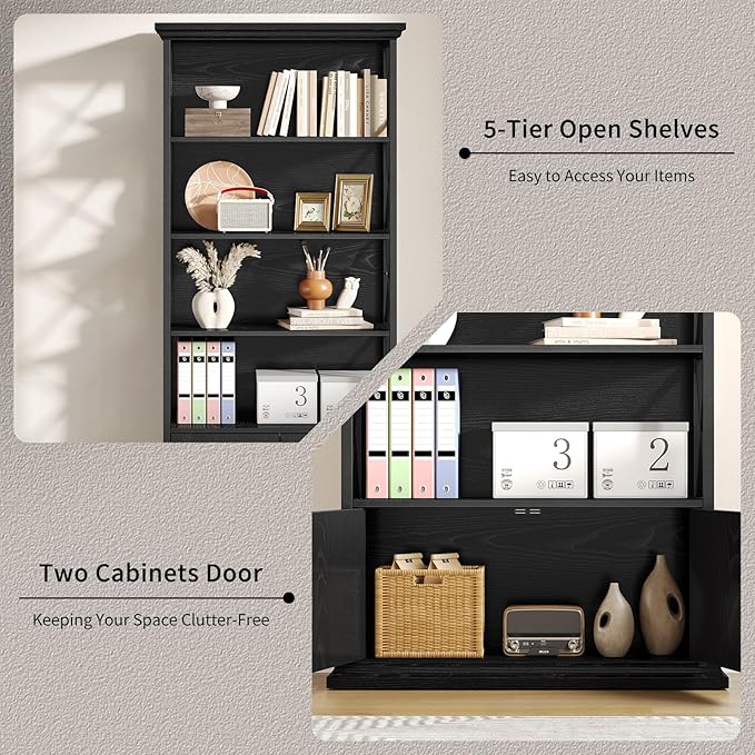 GOLDDAY 5-Tier Tall Bookcase