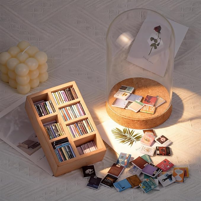 Anxiety Bookshelf, Miniature Bookcase, Mini Bookshelves